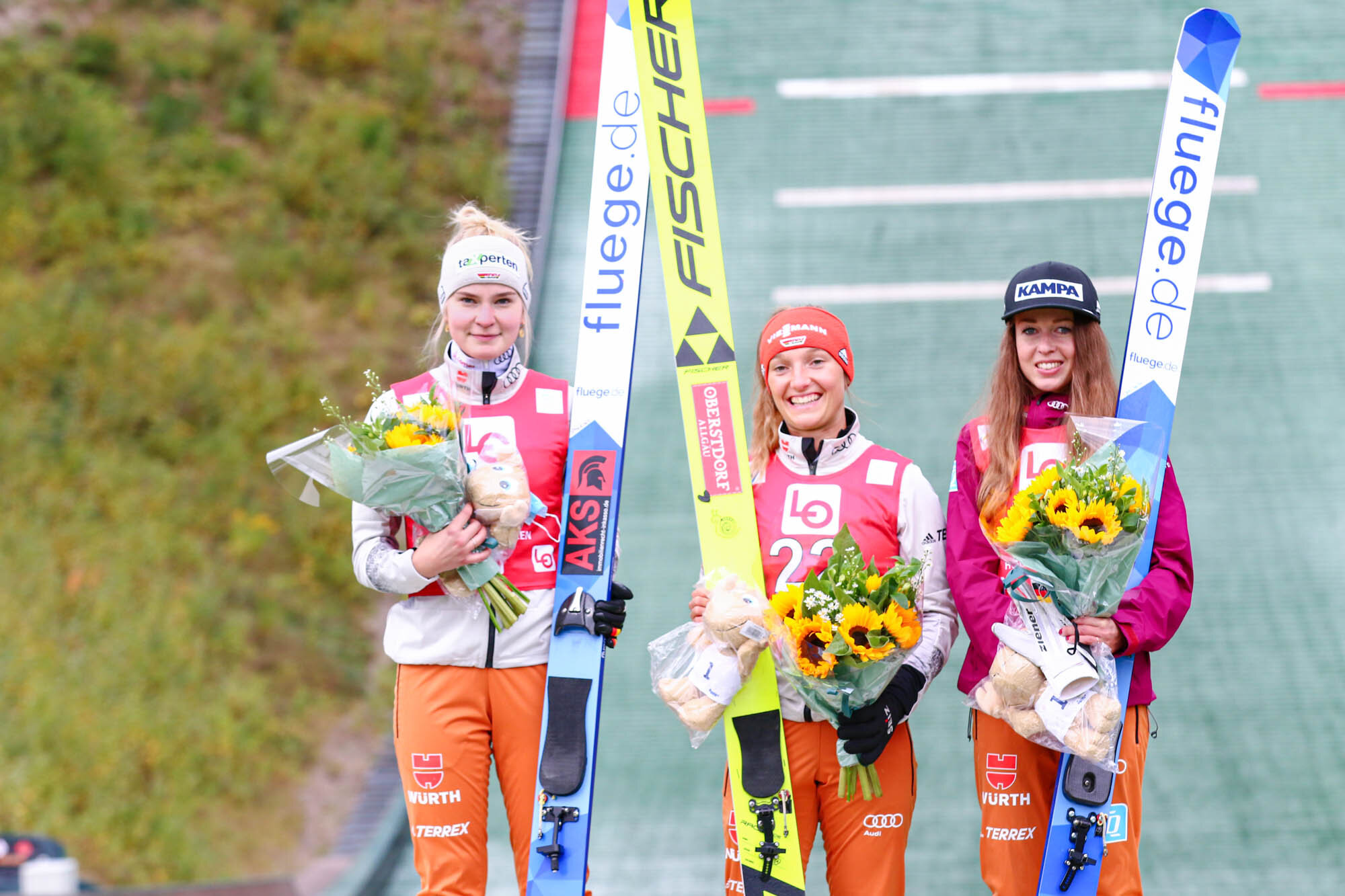 1. Katharina Althaus, 2. Pauline Hessler, 3. Juliane Seyfarth - WsCoC Oslo 2021