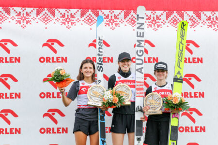 1. Hannah Wiegele, 2. Abigail Strate, 3. Nicole Konderla - FIS CUP Szczyrk 2022