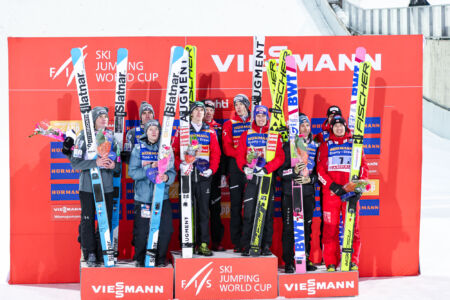 1. Team Austria, 2. Team Slovenia, 3. Team Poland - WC Lahti 2023