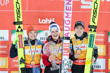 Eva Pinkelnig, Katharina Althaus, Ema Klinec - WC Lahti 2023