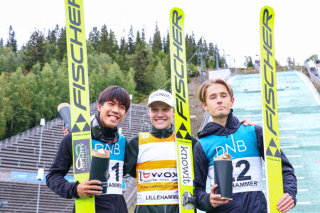 1. Sondre Ringen, 2. Ren Nikaido, 3. Kristoffer Eriksen Sundal - sCoC Lillehammer 2022