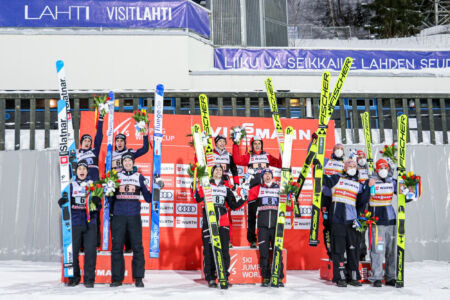 1. Team Austria, 2. Team Slovenia, 3. Team Germany - WC Lahti 2022 (6)